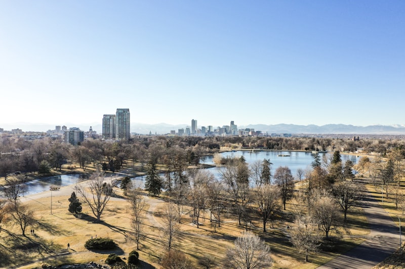 Denver street scene resembling Zurich
