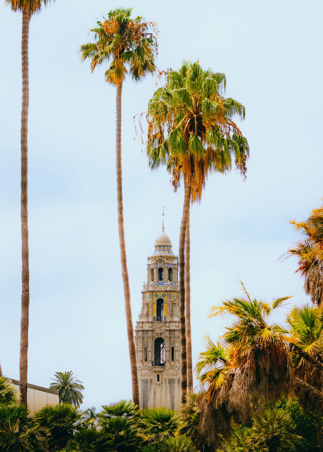 San Diego street scene resembling Málaga